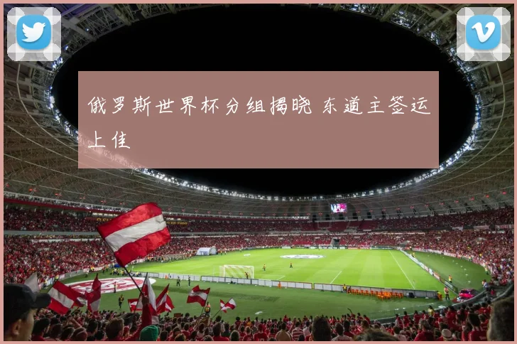 俄罗斯世界杯分组揭晓 东道主签运上佳