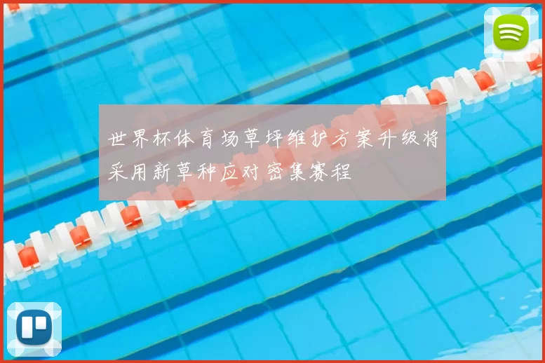 世界杯体育场草坪维护方案升级将采用新草种应对密集赛程